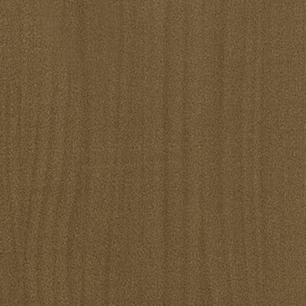 Fioriera Giardino Marrone Ambra 50X50X70 Cm Legno Massello Pino