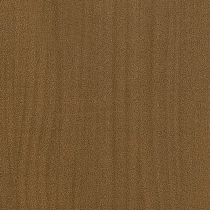 Fioriera Giardino Marrone Ambra 50X50X70 Cm Legno Massello Pino