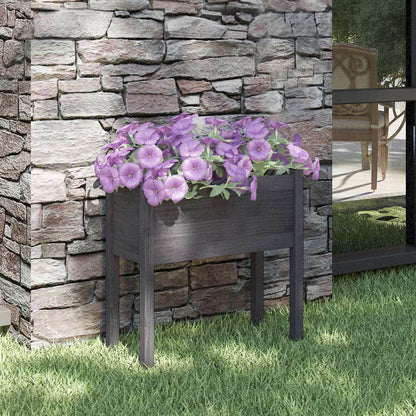 Fioriere Da Giardino 2 Pz Bianche 70X31X70 Cm In Legno Di Pino