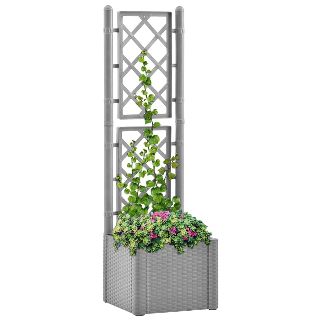 Letto Rialzato Da Giardino Con Graticcio E Irrigazione
