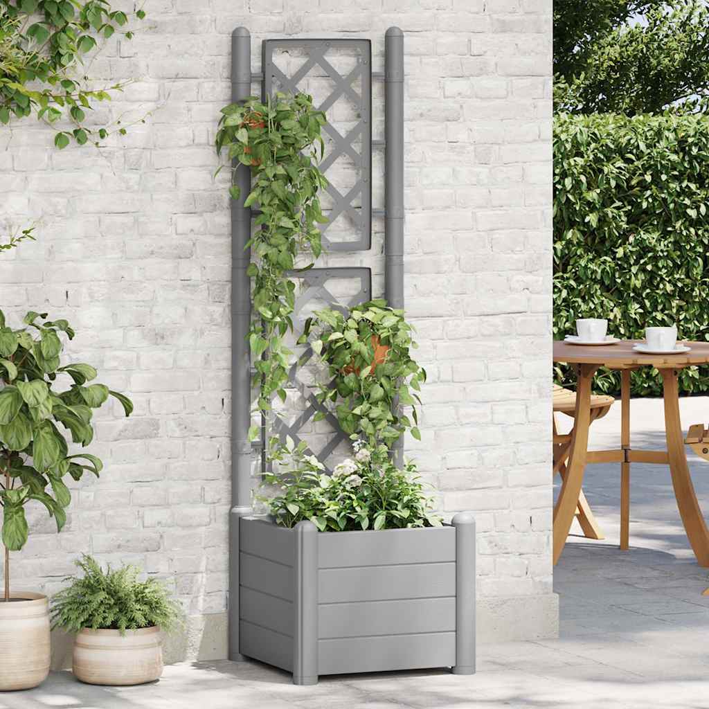 Fioriera Da Giardino Con Graticcio Pp Mocca