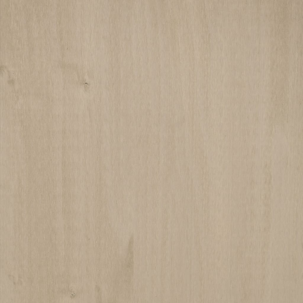 Scrivania Hamar Ambra 110X40X75 Cm In Legno Massello Di Pino