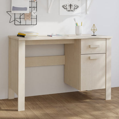 Scrivania Hamar 113X50X75 Cm In Legno Di Pino