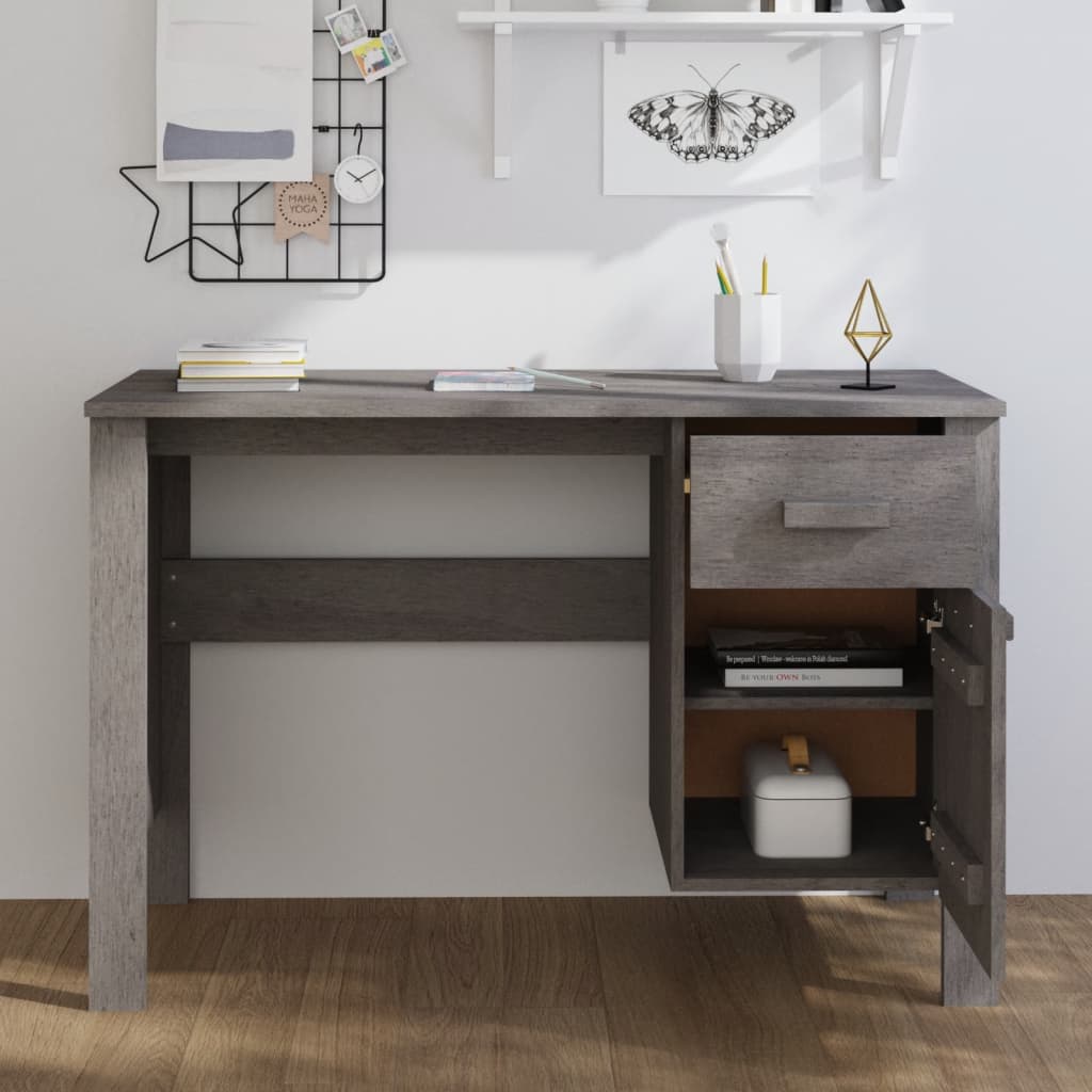 Scrivania Hamar 113X50X75 Cm In Legno Di Pino