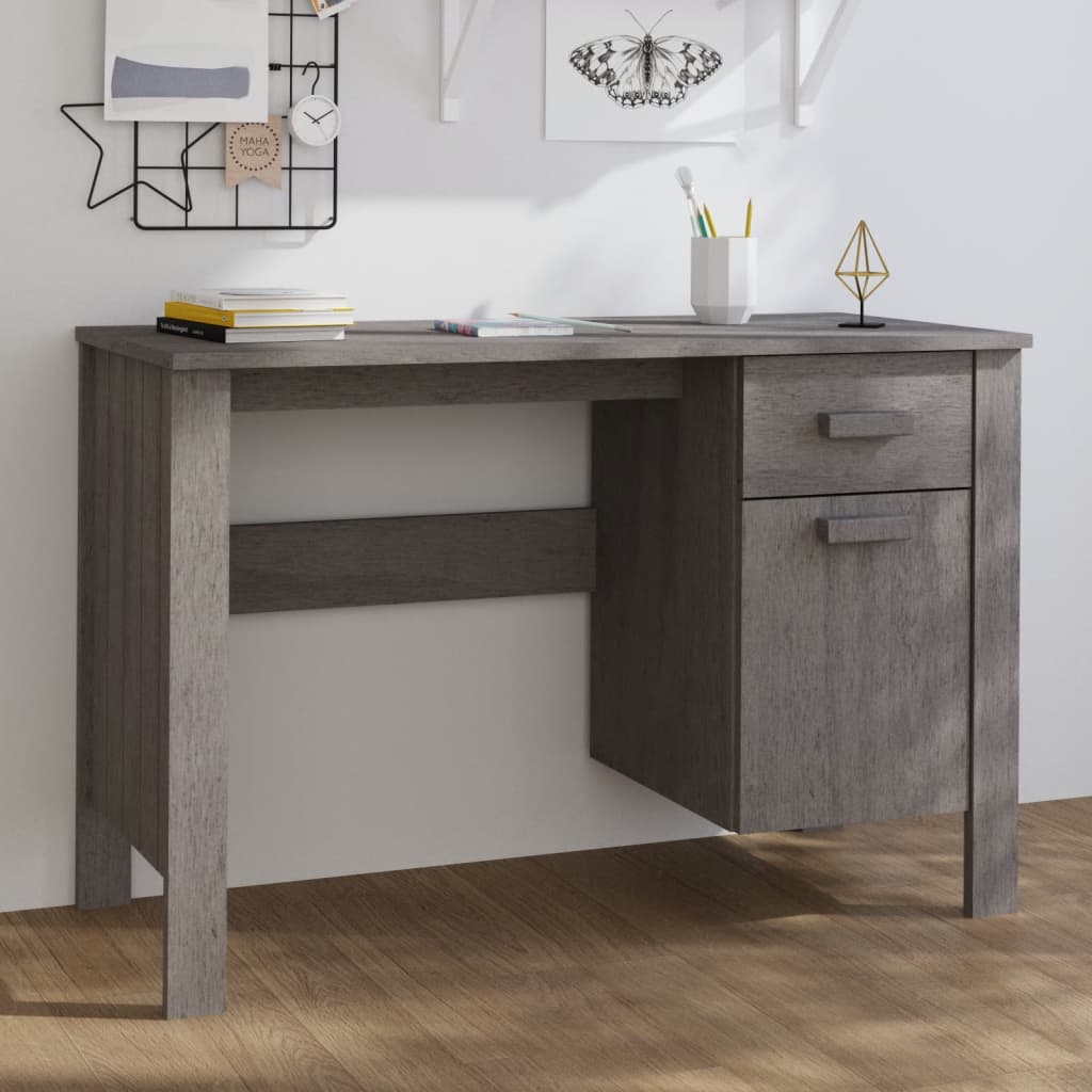 Scrivania Hamar 113X50X75 Cm In Legno Di Pino