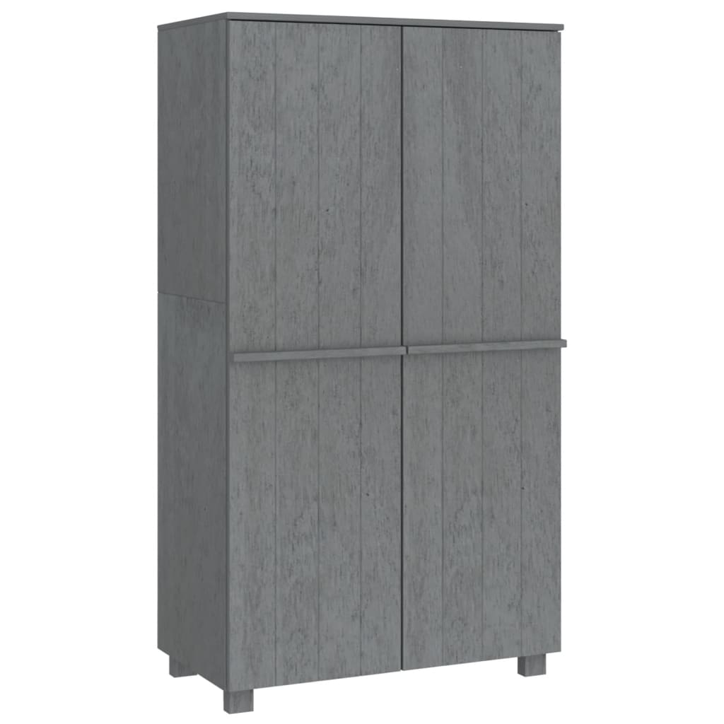 Armadio Hamar 89X50X180 Cm Legno Massello Di Pino