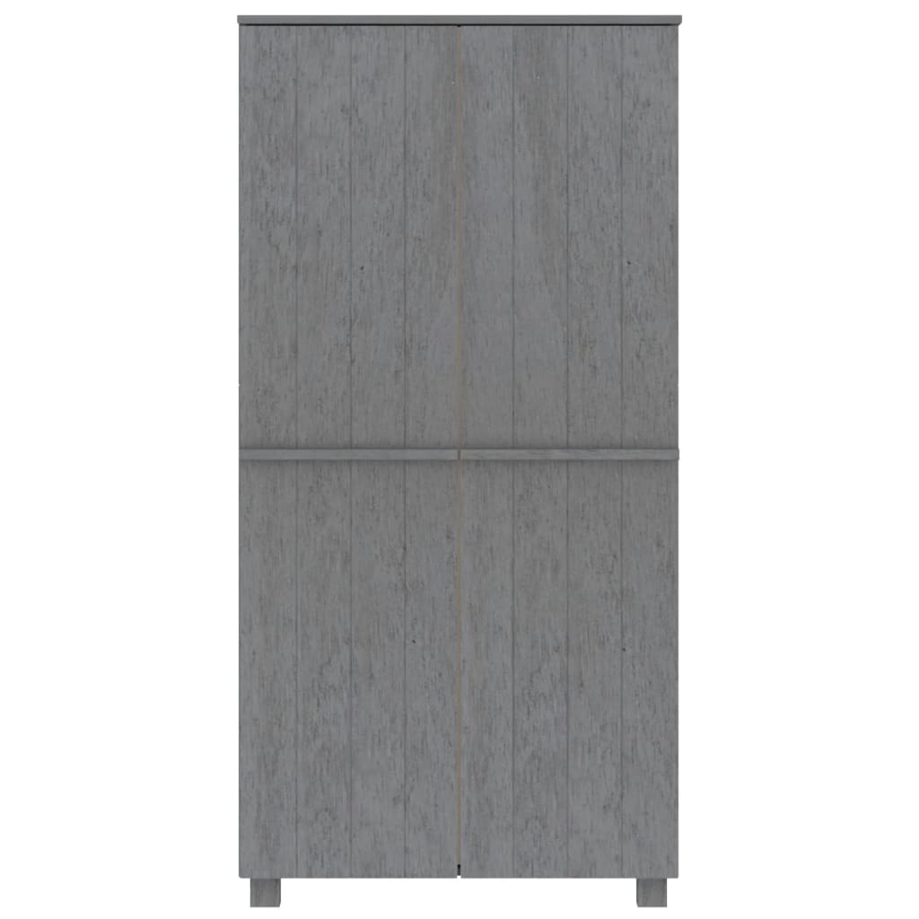 Armadio Hamar 89X50X180 Cm Legno Massello Di Pino
