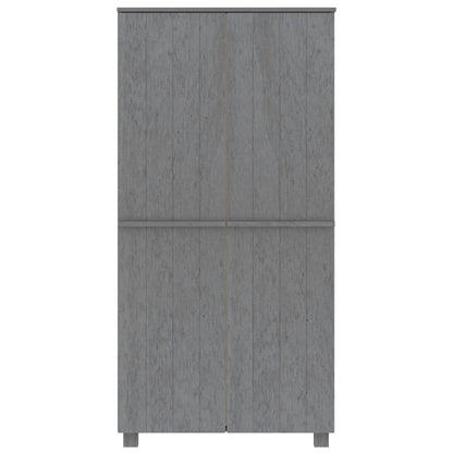 Armadio Hamar 89X50X180 Cm Legno Massello Di Pino