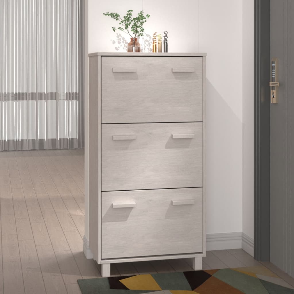 Scarpiera Hamar 59,5X35X117 Cm In Legno Di Pino