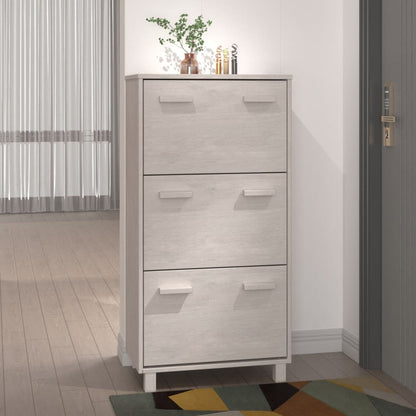 Scarpiera Hamar 59,5X35X117 Cm In Legno Di Pino