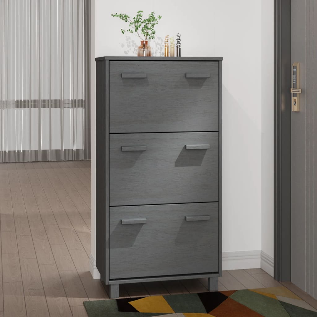 Scarpiera Hamar 59,5X35X117 Cm In Legno Di Pino