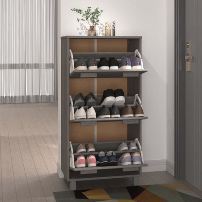 Scarpiera Hamar 59,5X35X117 Cm In Legno Di Pino