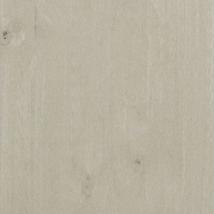 Scarpiera Hamar Bianca 85X40X108 Cm In Legno Massello Di Pino