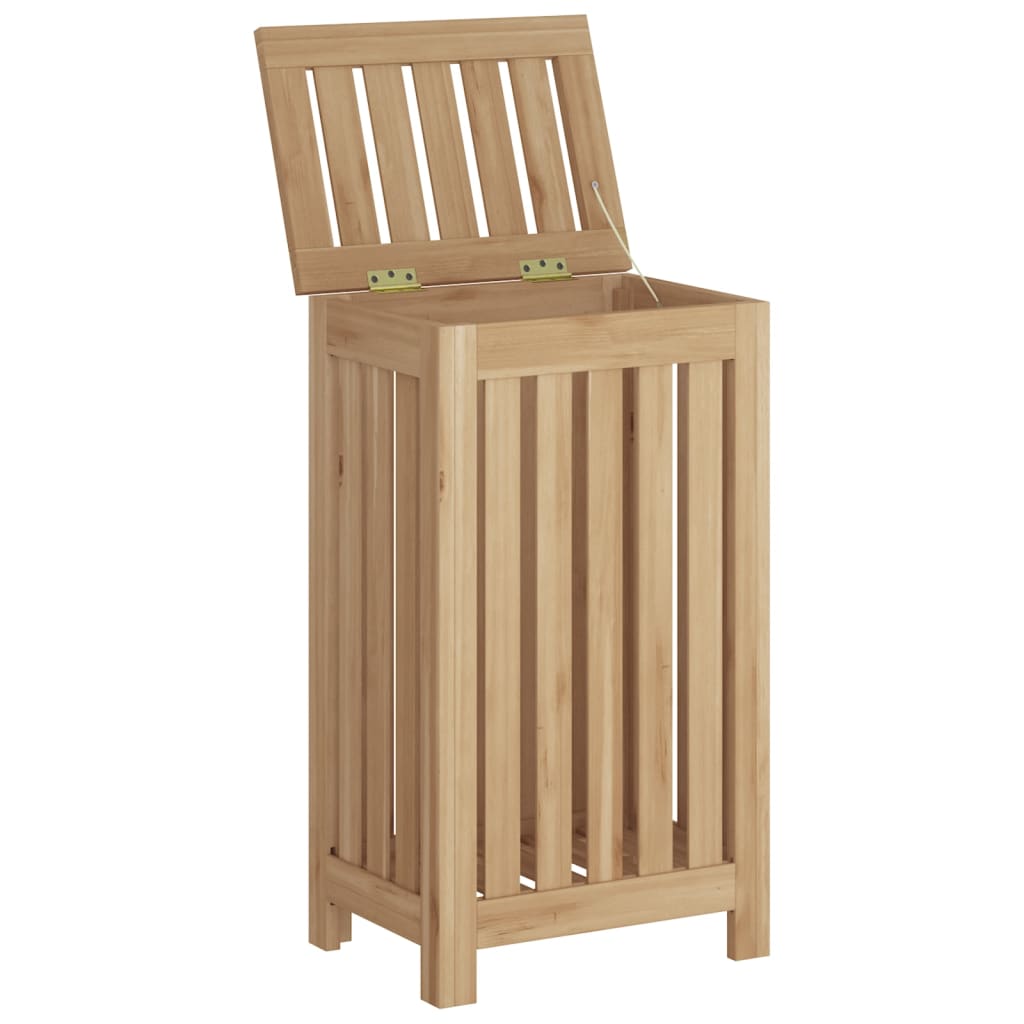 Cesto Del Bucato In Legno Massello Di Teak