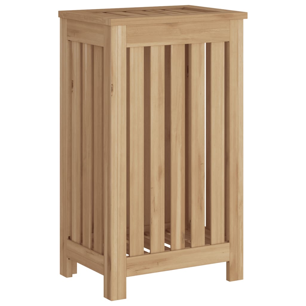 Cesto Del Bucato In Legno Massello Di Teak