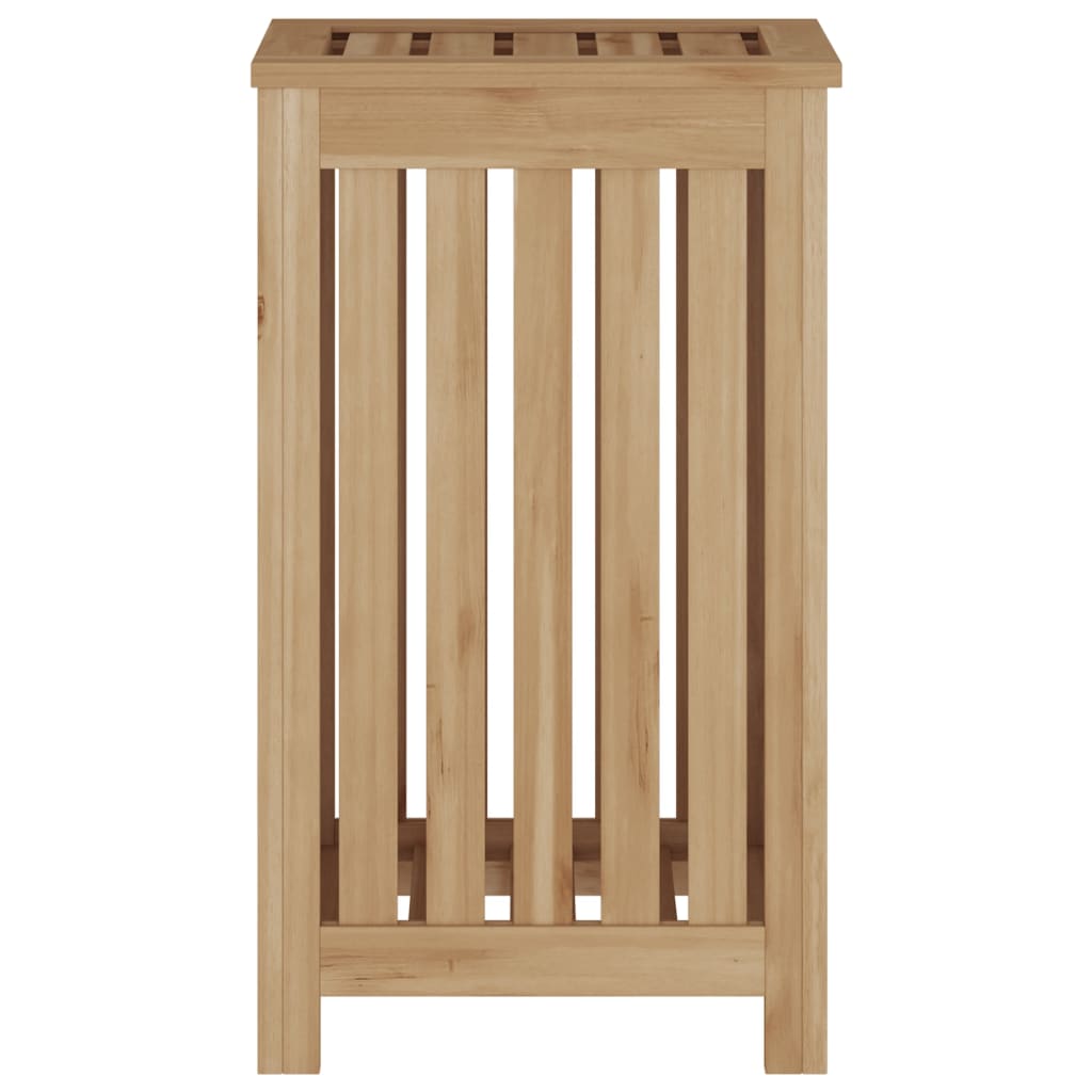 Cesto Del Bucato In Legno Massello Di Teak