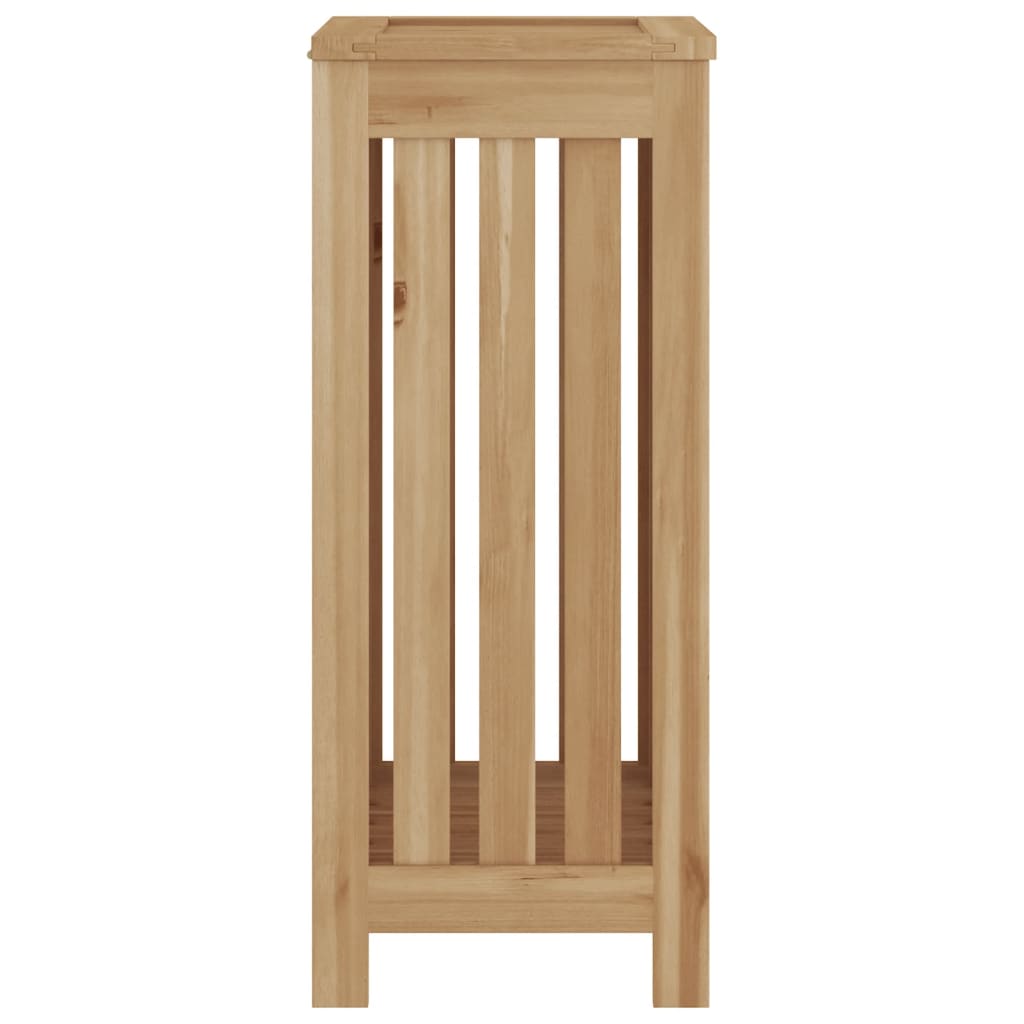 Cesto Del Bucato In Legno Massello Di Teak