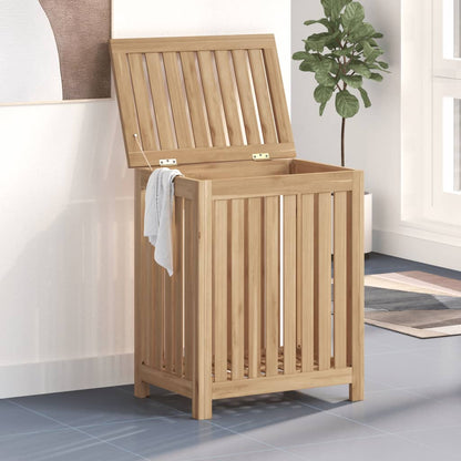 Cesto Del Bucato In Legno Massello Di Teak