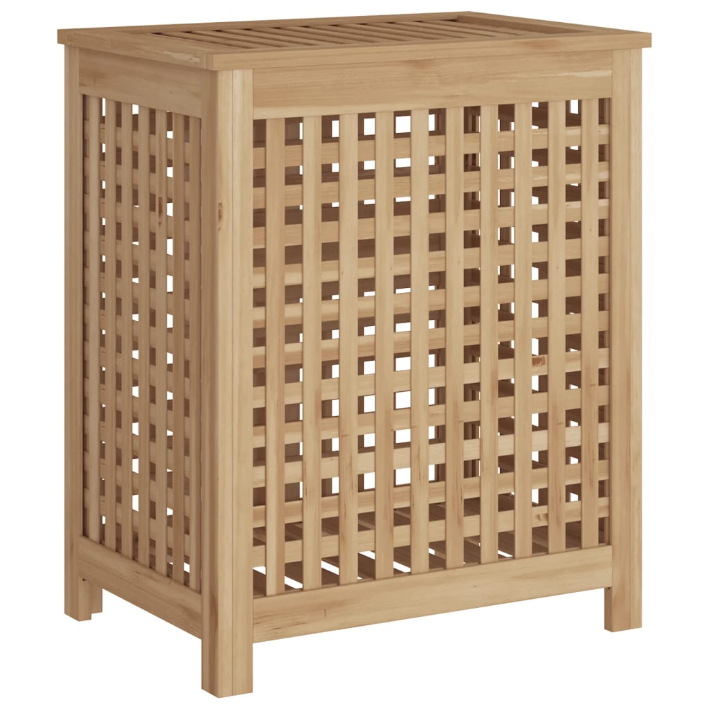 Cesto Del Bucato In Legno Massello Di Teak