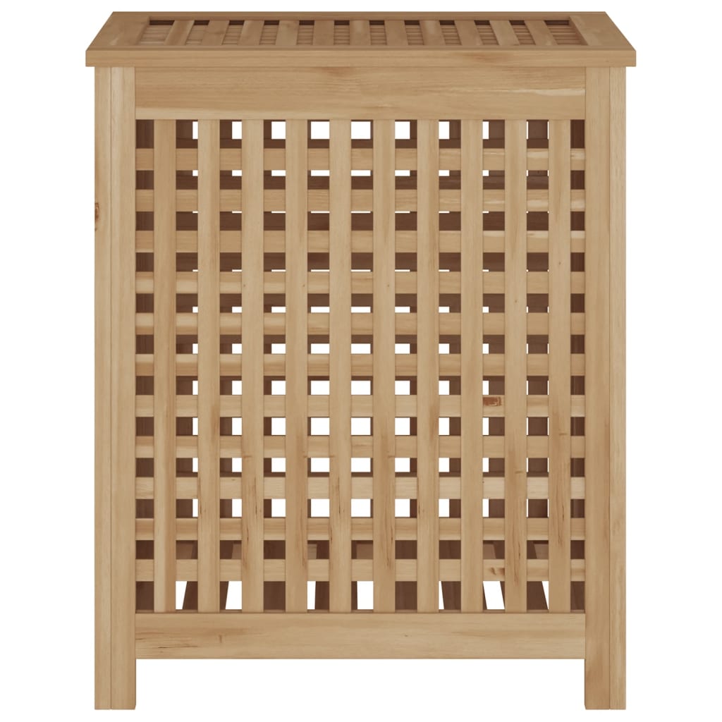 Cesto Del Bucato In Legno Massello Di Teak