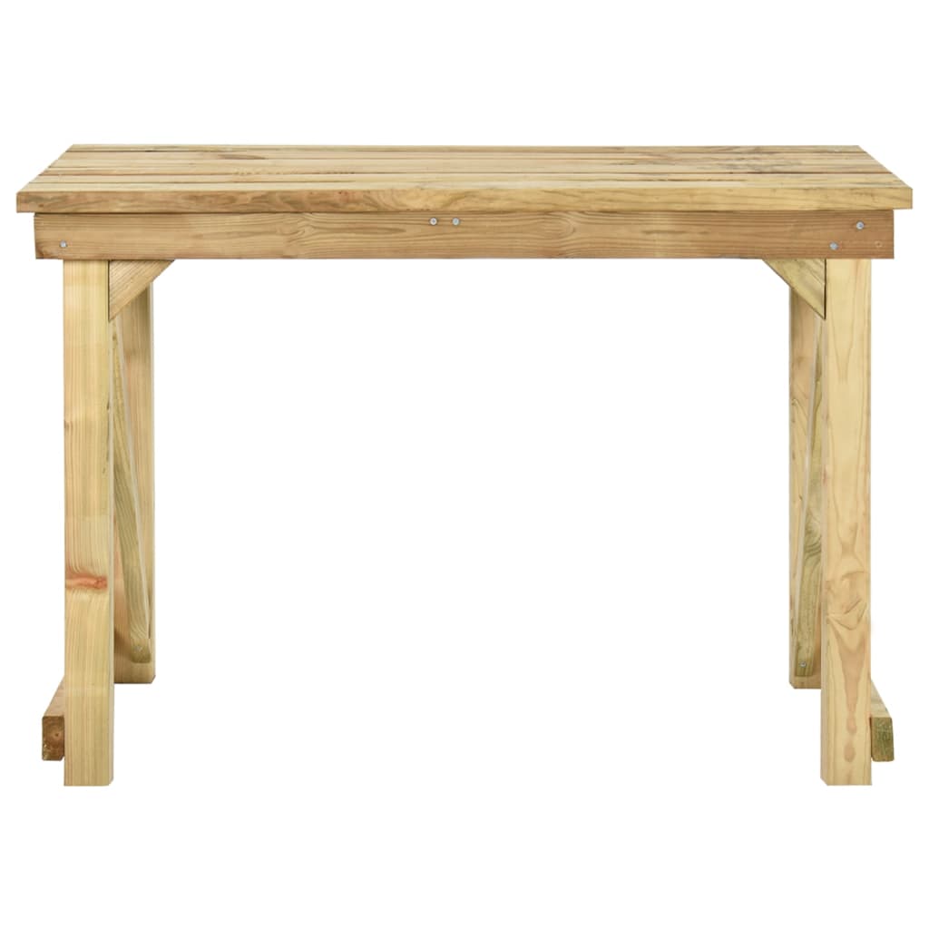 Tavolo Da Giardino Legno Di Pino Impregnato