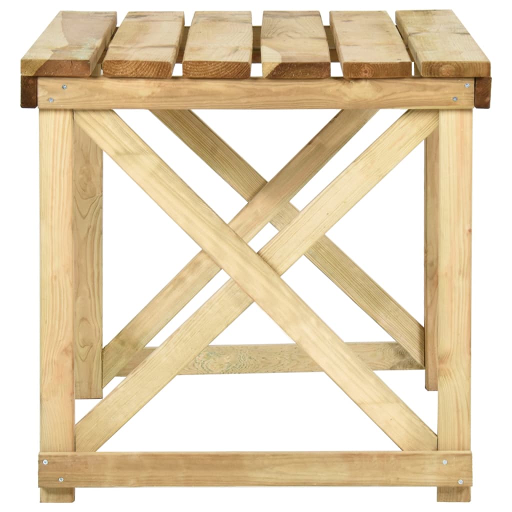 Tavolo Da Giardino Legno Di Pino Impregnato