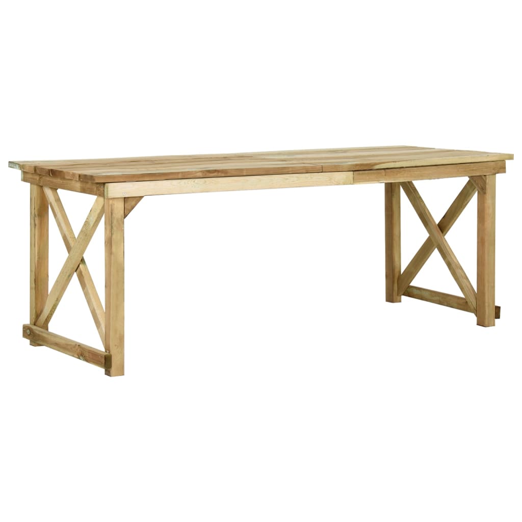 Tavolo Da Giardino Legno Di Pino Impregnato