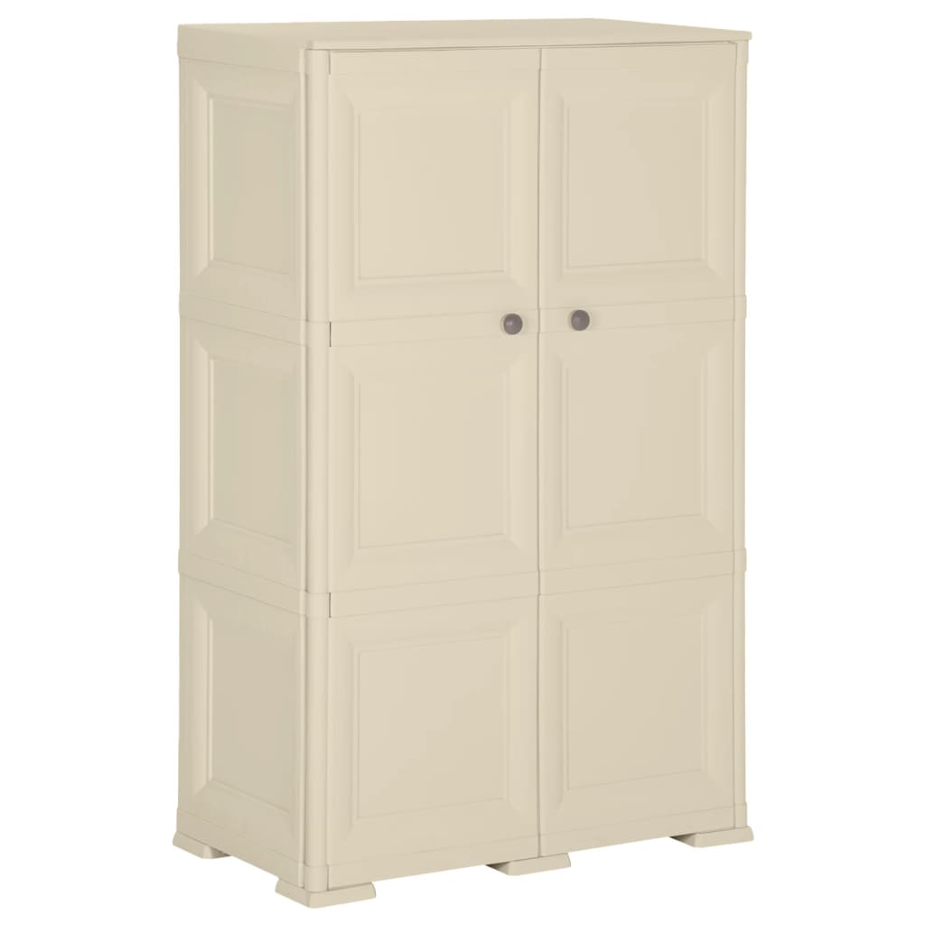 Armadietto In Plastica 40X43X85,5Cm Effetto Legno Angora