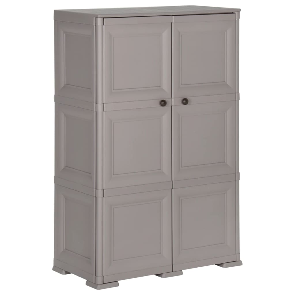 Armadietto In Plastica 40X43X85,5Cm Effetto Legno Angora