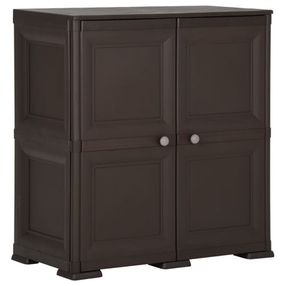 Armadietto In Plastica 40X43X85,5Cm Effetto Legno Angora