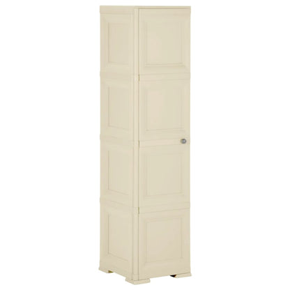 Armadietto In Plastica 40X43X85,5Cm Effetto Legno Angora