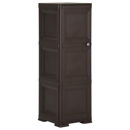 Armadietto In Plastica 40X43X85,5Cm Effetto Legno Angora