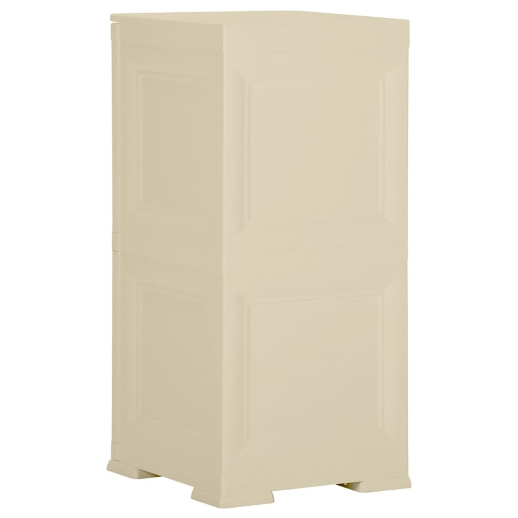 Armadietto In Plastica 40X43X85,5Cm Effetto Legno Angora