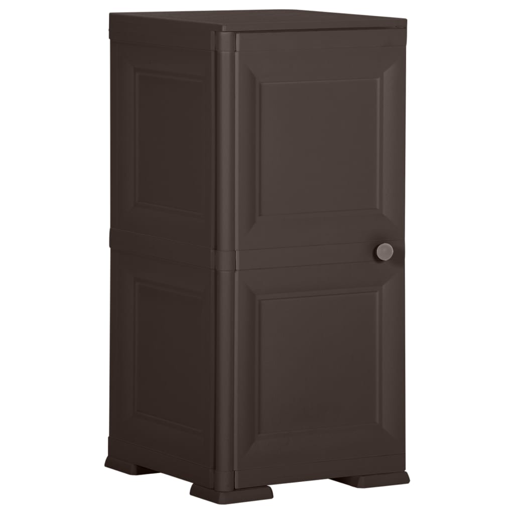 Armadietto In Plastica 40X43X85,5Cm Effetto Legno Angora