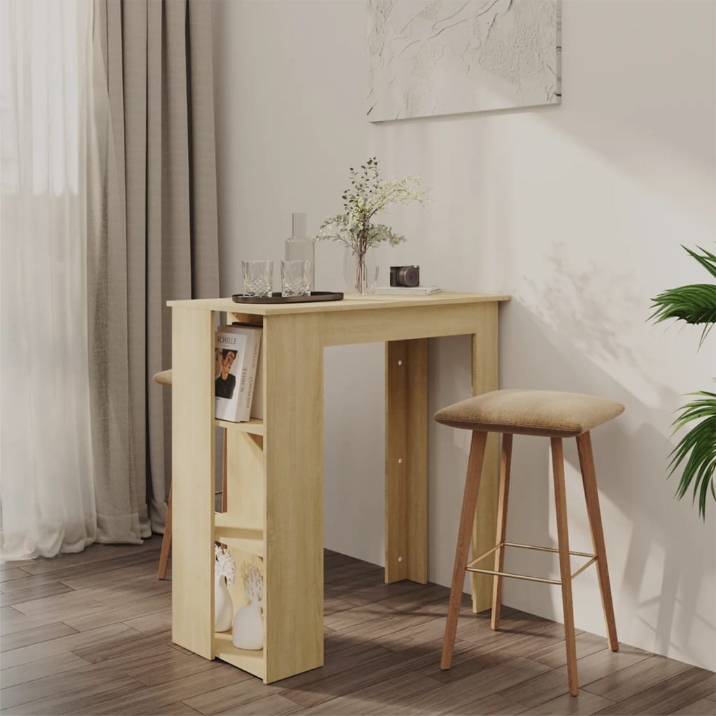 Tavolo Bar Ripiano 102X50X103,5Cm Truciolato