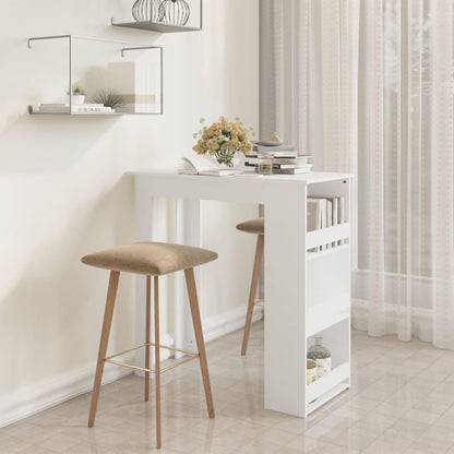 Tavolino Da Bar Con Ripiani Marrone Rovere 102X50X103,5 Cm