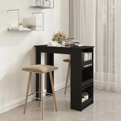 Tavolino Da Bar Con Ripiani Marrone Rovere 102X50X103,5 Cm