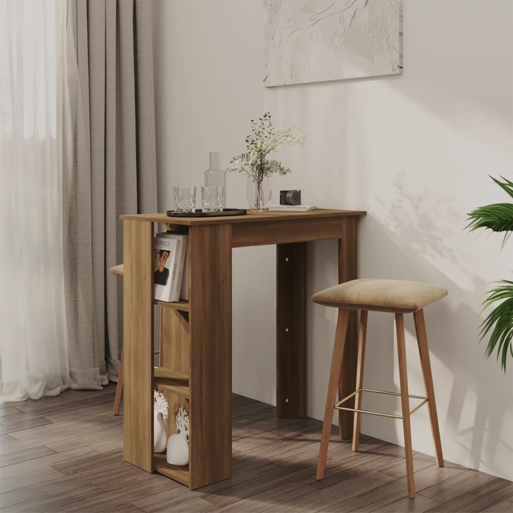 Tavolo Bar Ripiano 102X50X103,5Cm Truciolato