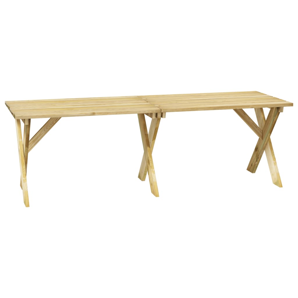 Tavolo Da Giardino In Legno Di Pino Impregnato