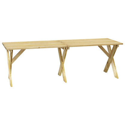 Tavolo Da Giardino In Legno Di Pino Impregnato