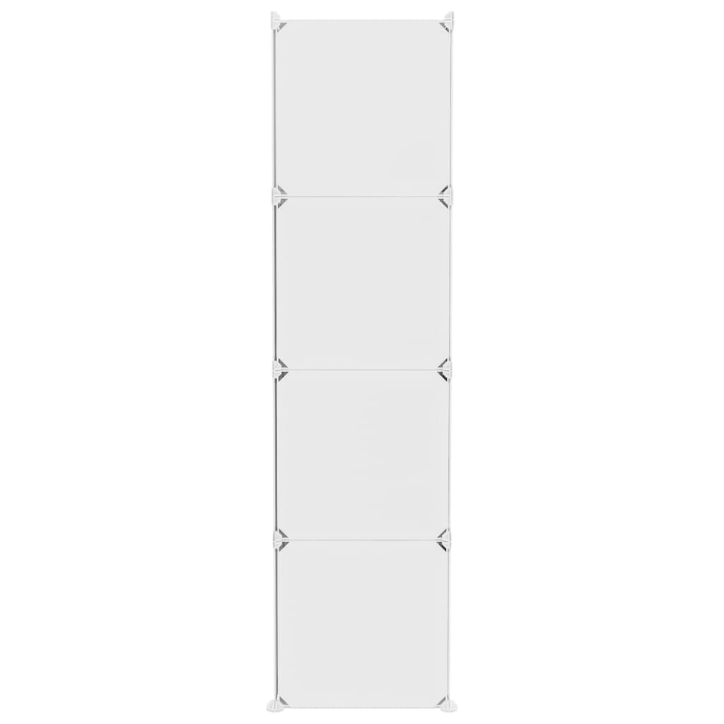 Scaffale Portaoggetti Per Bambini Con 10 Cubi Bianchi In Pp Bianco