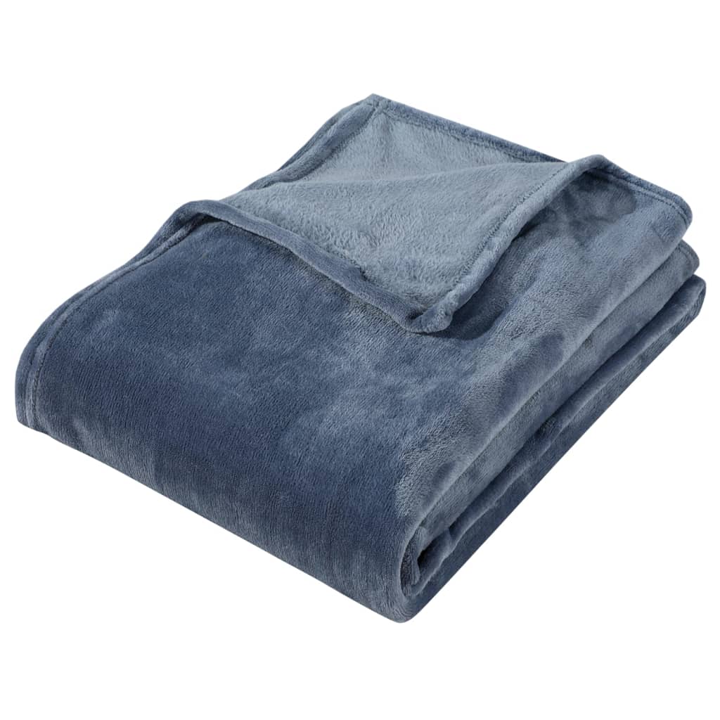 Coperta Grigia Brillante In Poliestere