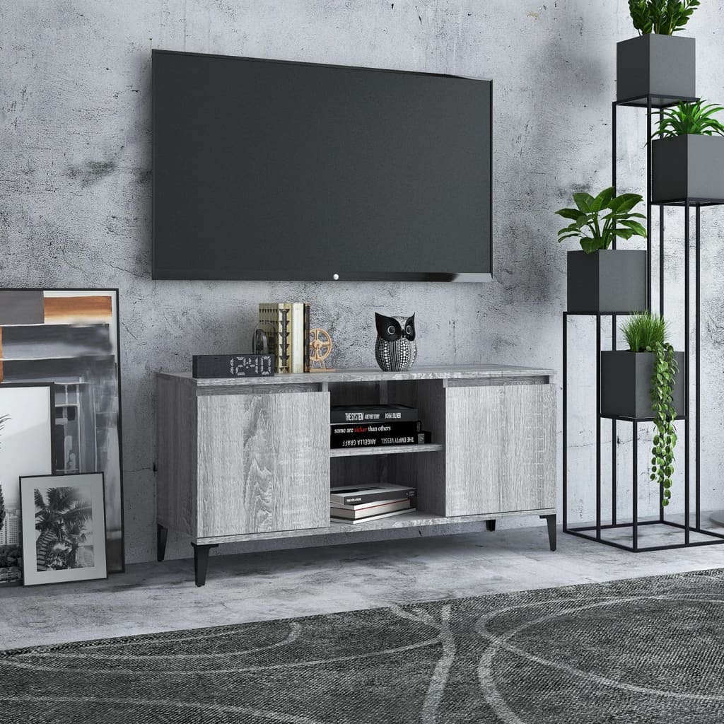 Mobile Porta Tv 102X35X50 Cm In Legno Multistrato