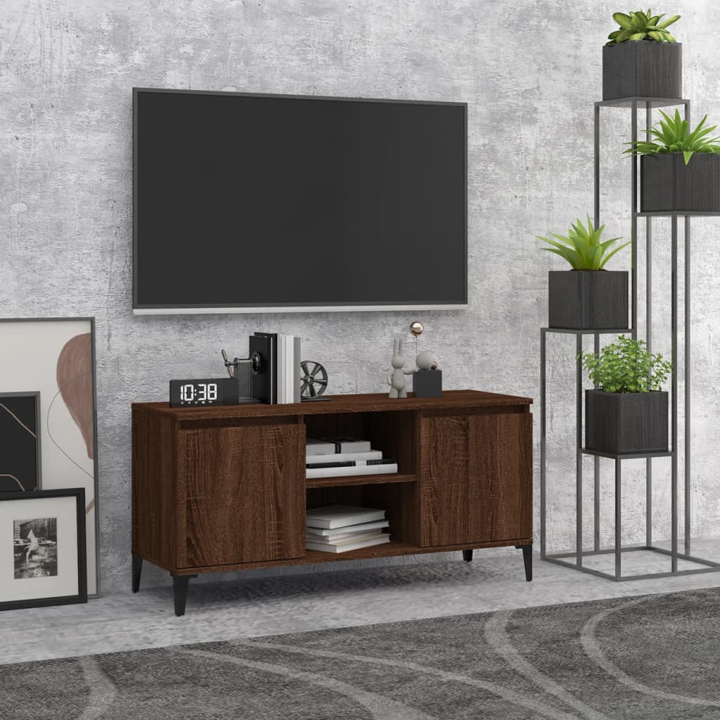 Mobile Porta Tv 102X35X50 Cm In Legno Multistrato