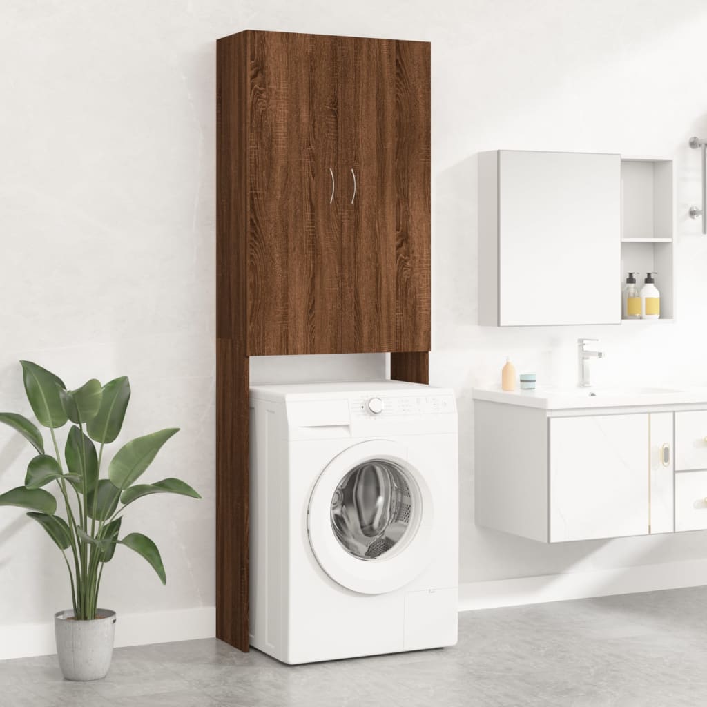 Mobile Per Lavatrice 64X25,5X190 Cm