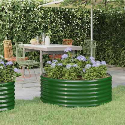 Letto Da Giardino In Acciaio A Polvere