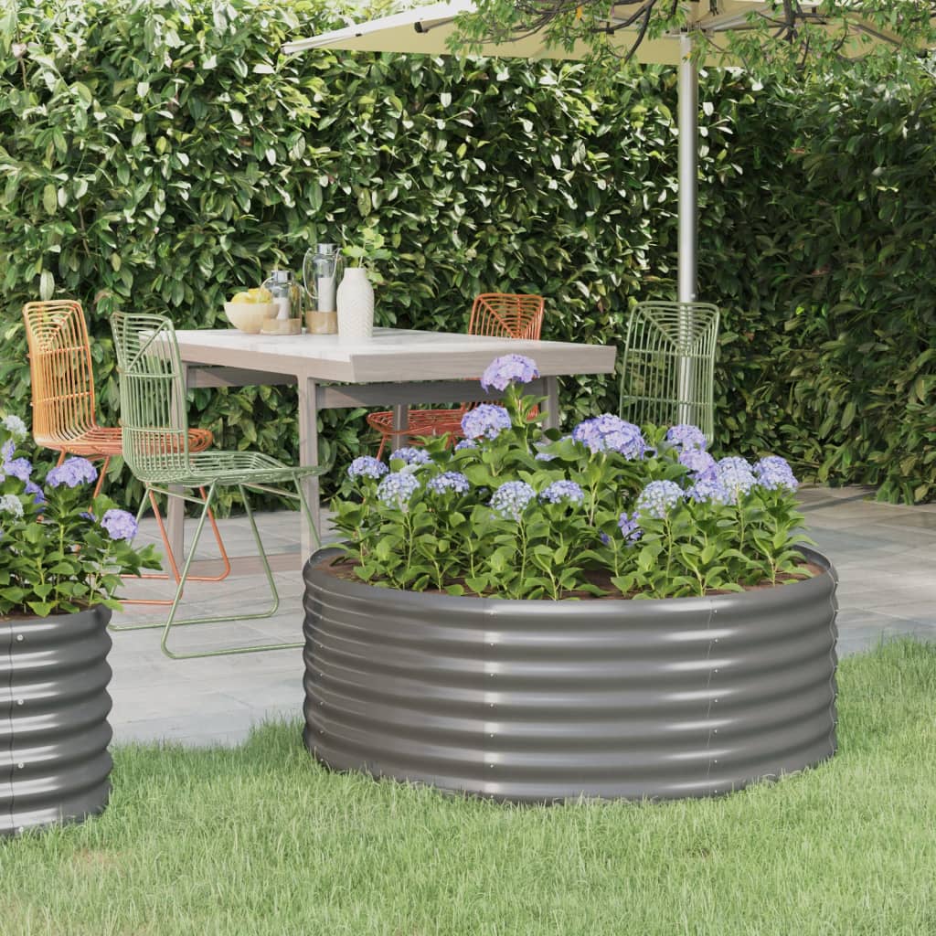 Letto Da Giardino In Acciaio A Polvere