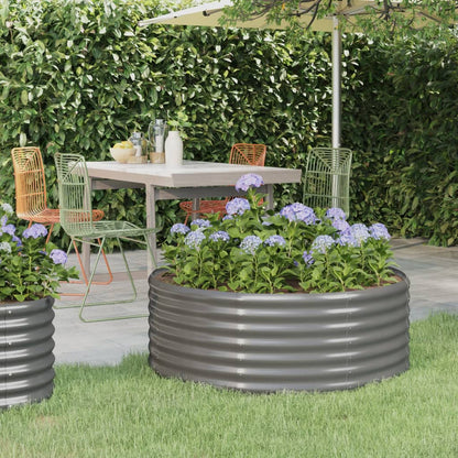 Letto Da Giardino In Acciaio A Polvere