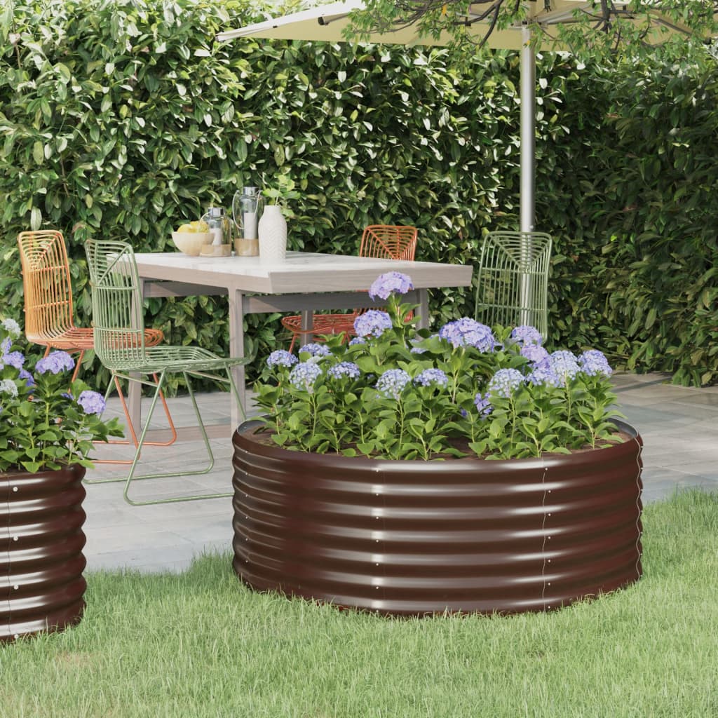 Letto Da Giardino In Acciaio A Polvere