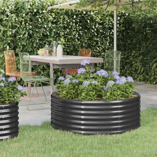 Letto Da Giardino In Acciaio A Polvere